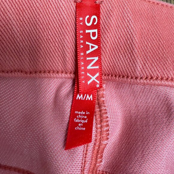 EUC Women's SPANX Ankle Jean-ish Leggings Nantucket Red 20018R | Size‎ M - Picture 8 of 11